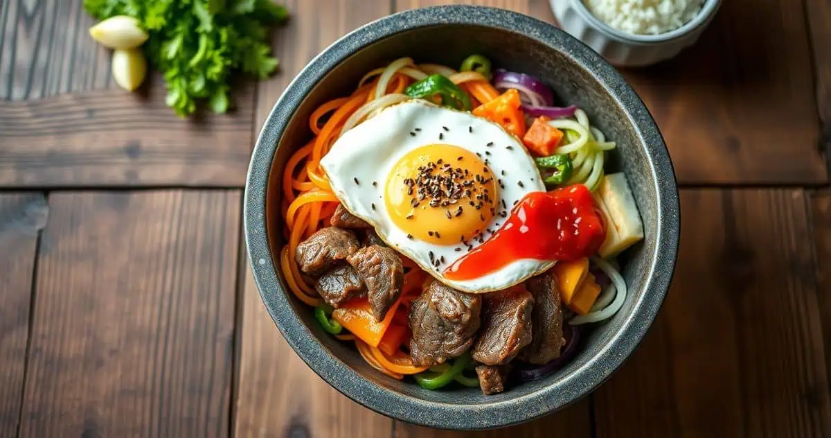 Bibimbap (비빔밥), Korea's iconic "mixed rice" dish
